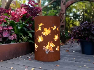Ironbark Small Firepit Drum - Autumn Leaves