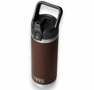 Wetlands Brown Yeti 18oz Bottle w/Colour Matched Straw Cap (532ml)