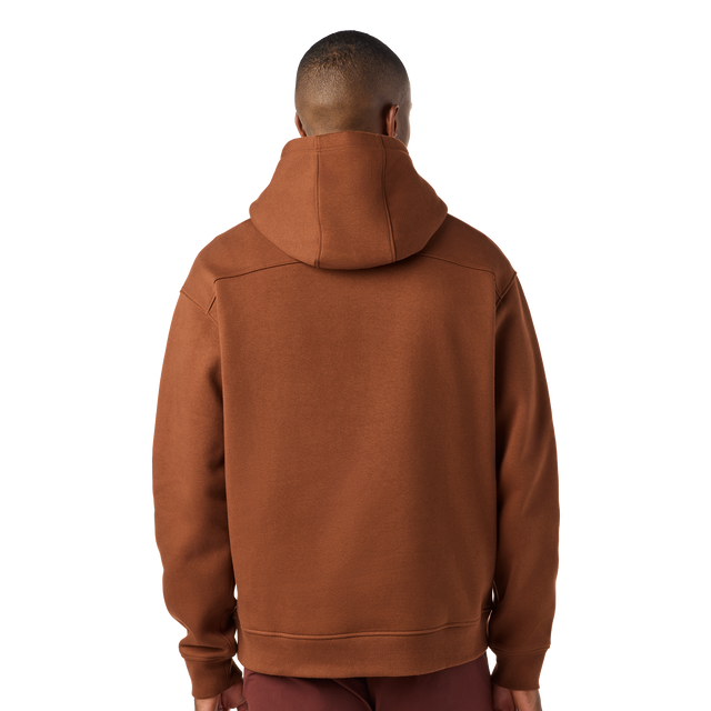 Yeti Fleece Hoodie - Rust - Image 5