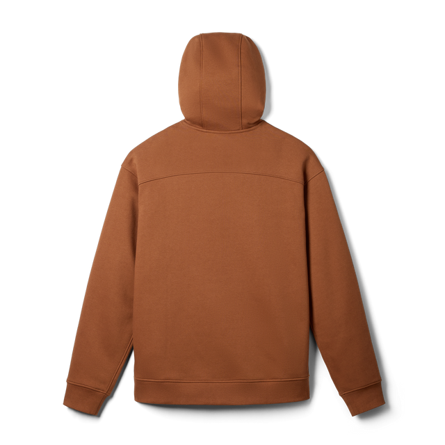 Yeti Fleece Hoodie - Rust - Image 2