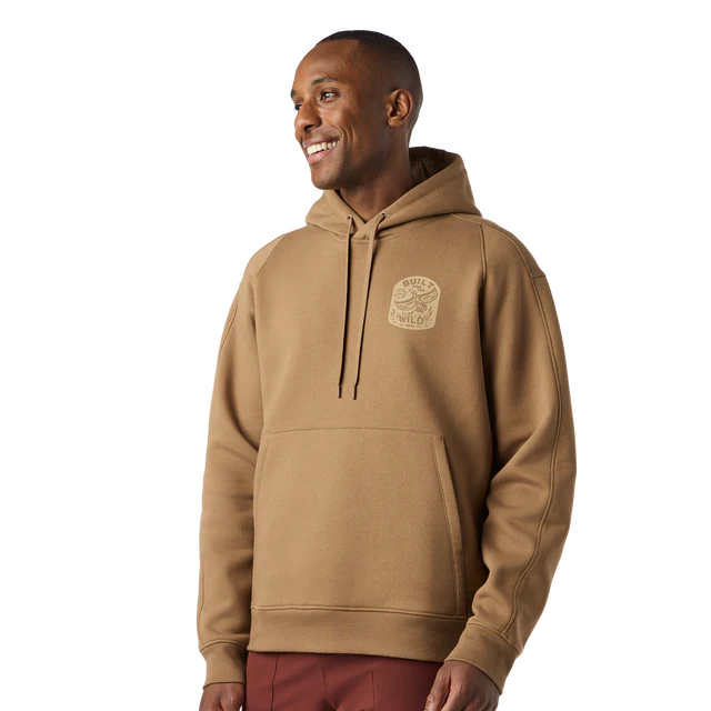 Yeti Fleece Hoodie - Brushed Brown BFTW - Image 4