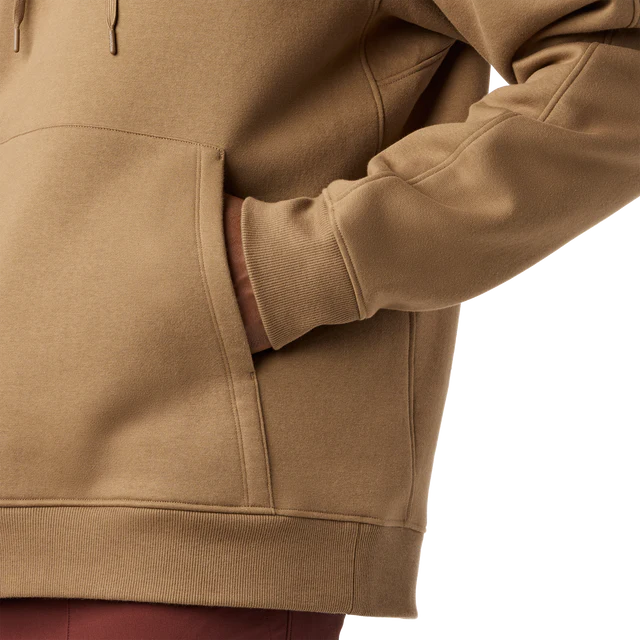 Yeti Fleece Hoodie - Brushed Brown BFTW - Image 6