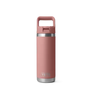 Yeti 18oz Bottle w/Colour Matched Straw Cap (532ml) - Sandstone Pink