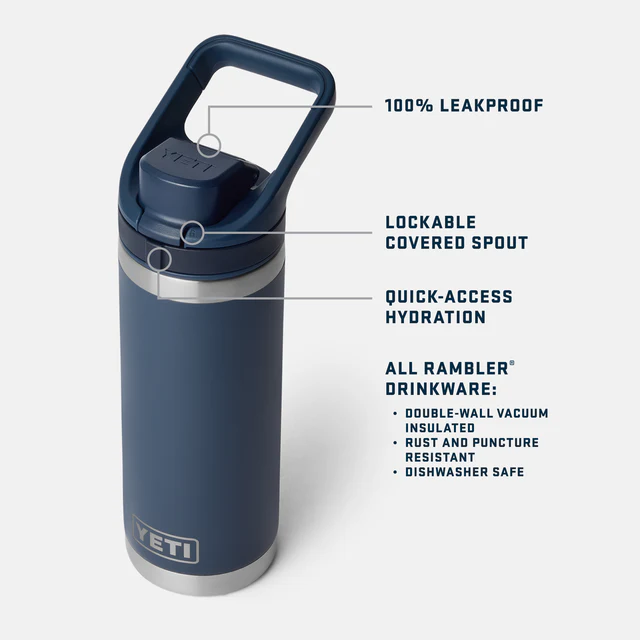 Yeti 18oz Bottle with Flip Chug Cap (532ml) - Image 18