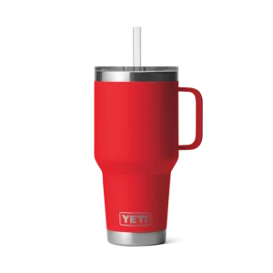 Yeti 35oz Rambler® Straw Mug (1L) - Rescue Red