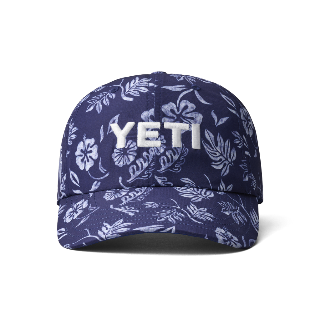 Yeti Baseball Cap Navy Floral Print