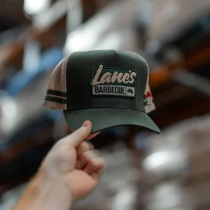Lanes BBQ Trucker Hat - Green/White