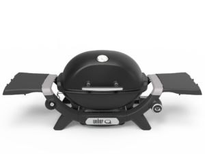 Weber Baby Q Premium (Q1200N) Midnight Black LPG w/Side Tables