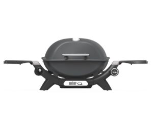 Weber Baby Q Premium (Q1200N) Midnight Black LPG w/Side Tables
