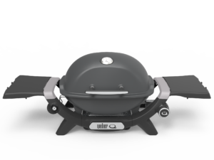 Weber Baby Q Premium (Q1200N) Charcoal Grey LPG w/Side Tables
