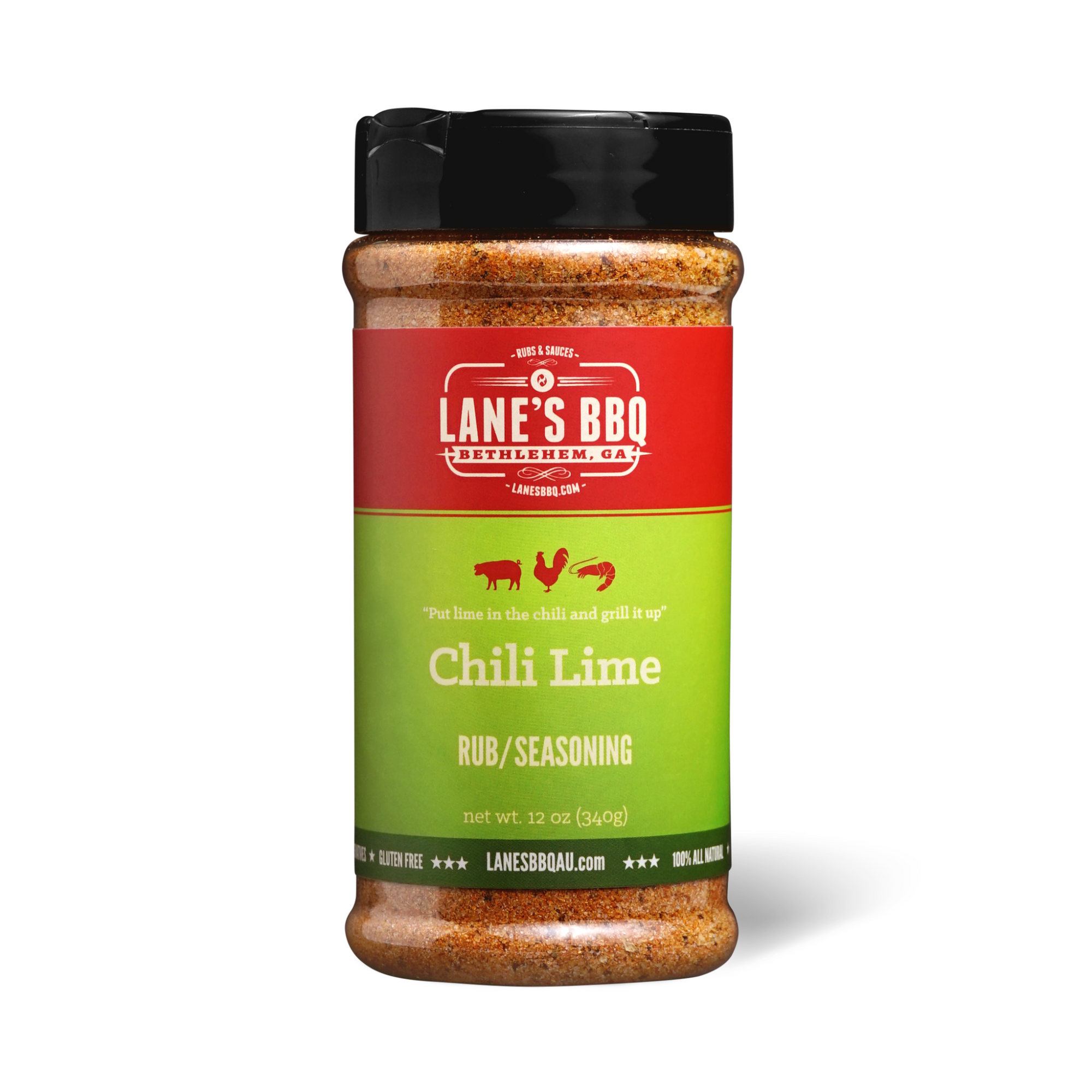 Lanes Chili Lime Seasoning Rub Large 340g BBQs In The Hills