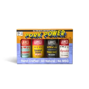 Lanes 'Pork Power' 4 Rubs Gift Box