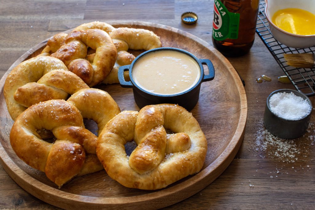 VB Beer Pretzels with Cheesy Dipping Sauce | BBQs In The Hills